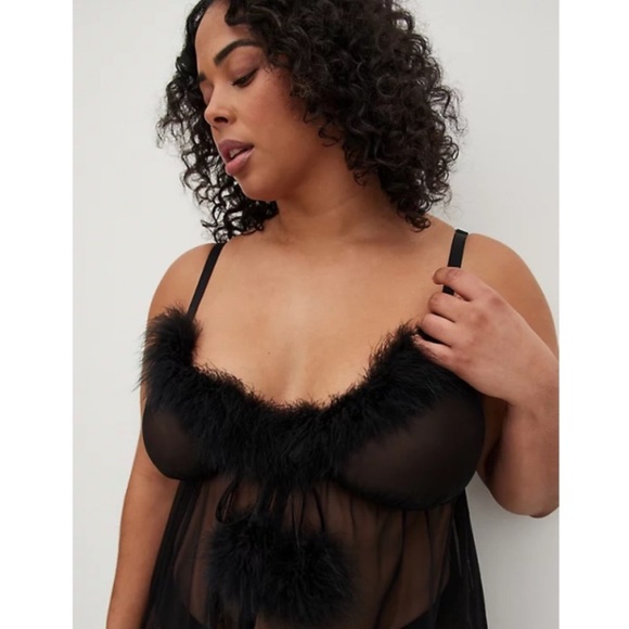 Torrid Mesh Flyaway Babydoll - Picture 7 of 11